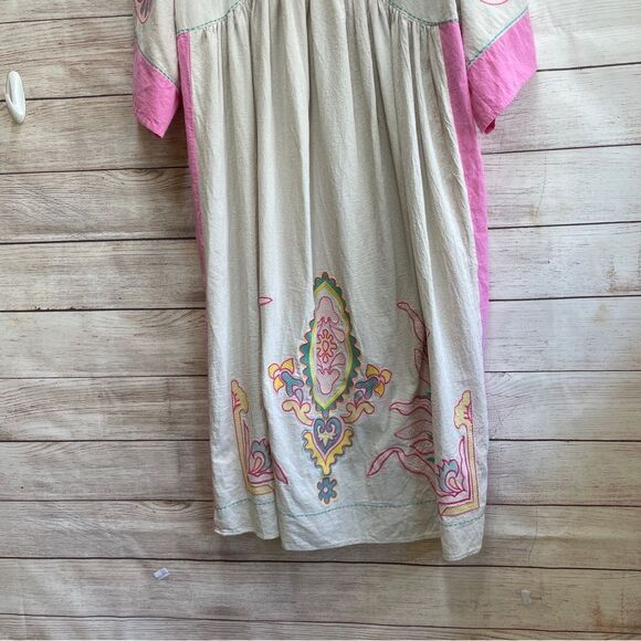 BLUE VELVET DARING HEART BOHO MAXI DRESS - Picture 4 of 12